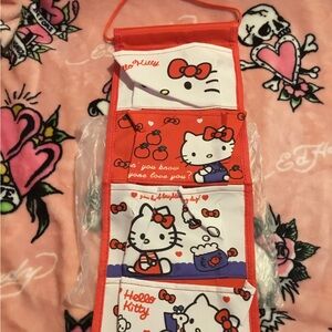 Hello Kitty Red, White & Blue Hanging Pocket Organizer